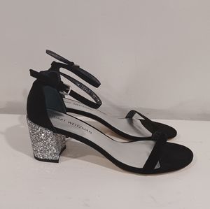 Stuart Weitzman SW | Simplemid - Black Suede 10